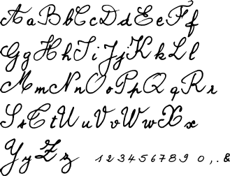 Alphabets Calligraphy Styles