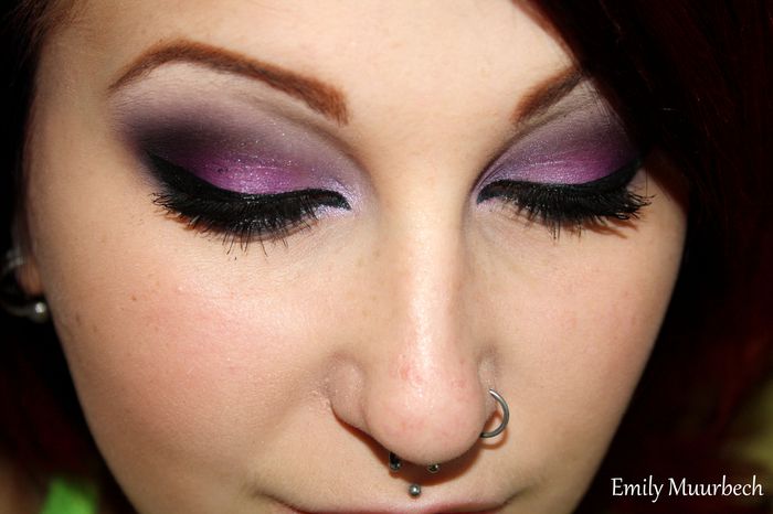 Black And Purple Eyeshadow Tutorial