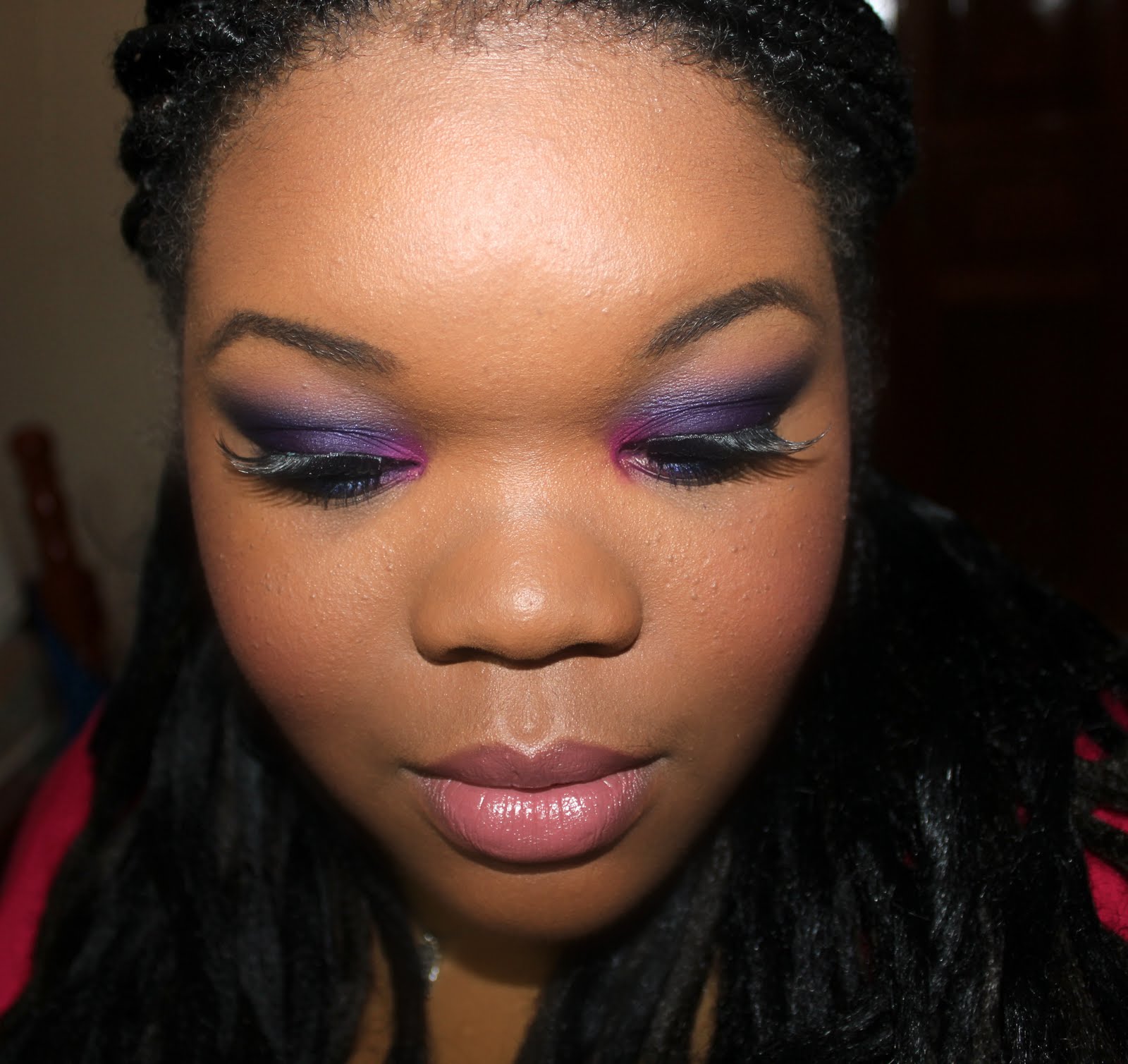 Black And Purple Eyeshadow Tutorial