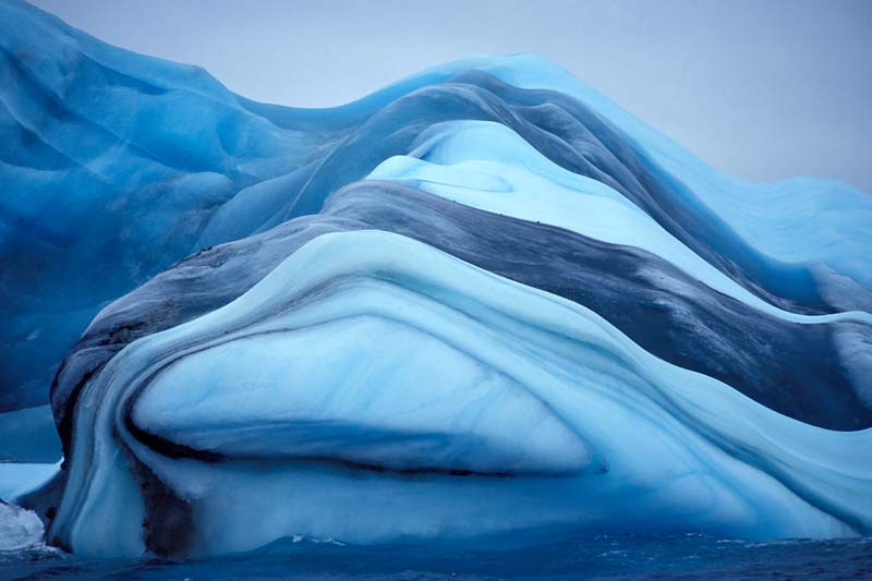 Blue Icebergs Antarctica