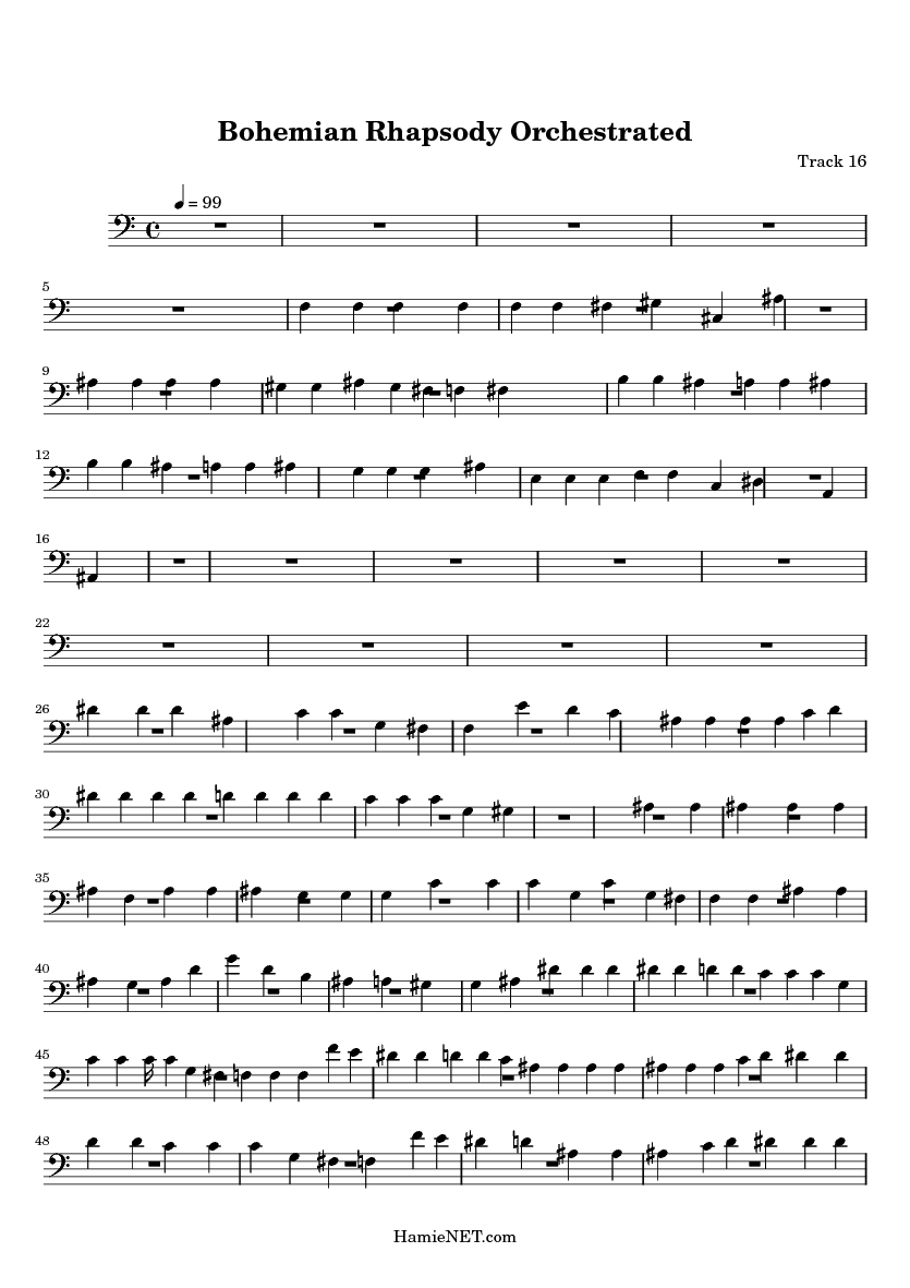 Bohemian Rhapsody Sheet Music Trumpet