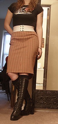 Boots Pencil Skirt