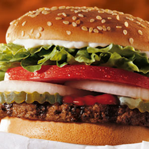 Burger King Whopper Jr Calories