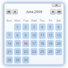 Calendar Html Code For Website