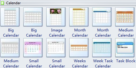 Calendar Html Template