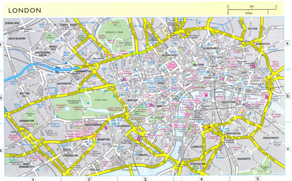 City Of London England Map