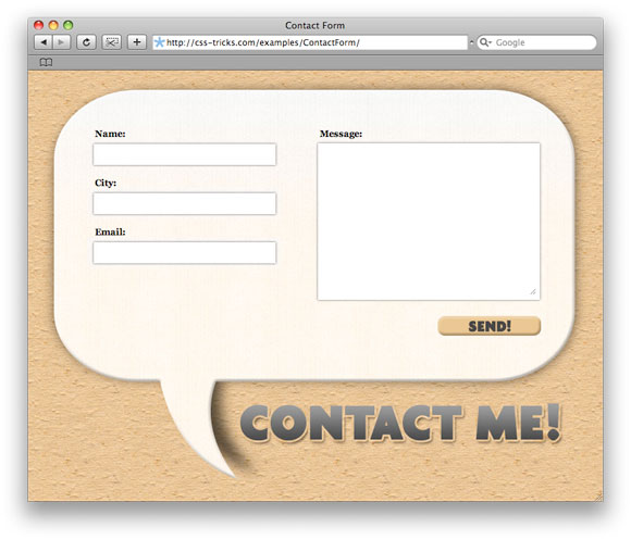 Contact Html Code Form