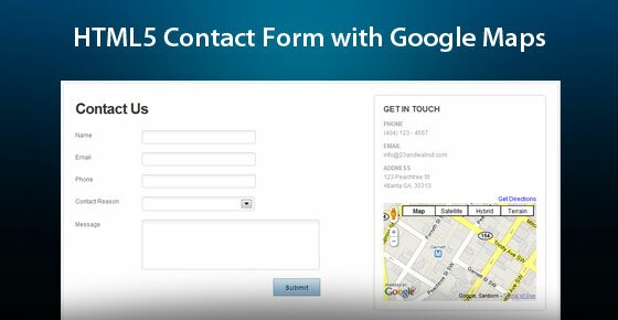 Contact Html Form Code