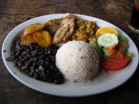 Costa Rican Dinner Foods