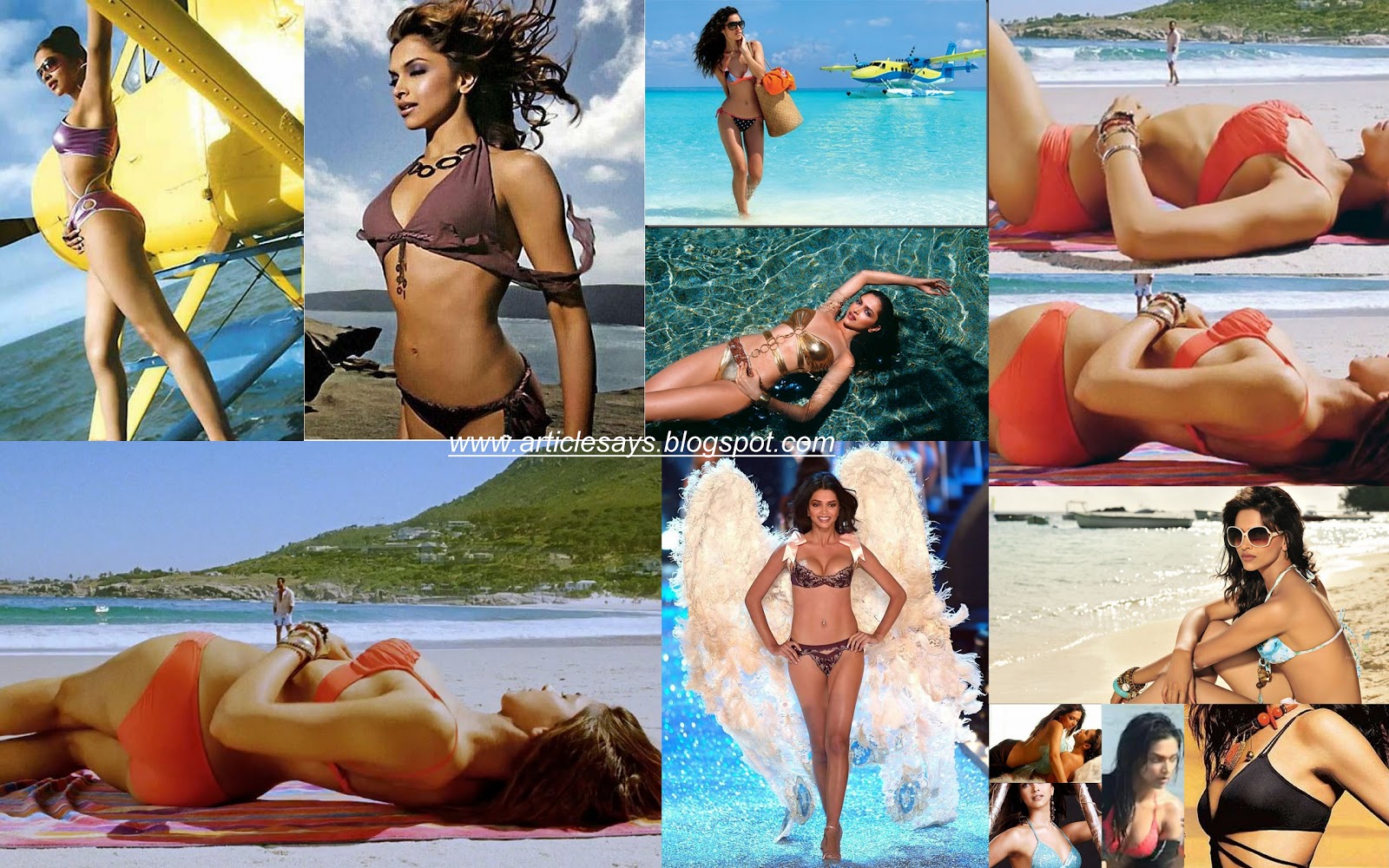 Deepika Padukone Bikini In Cocktail Video