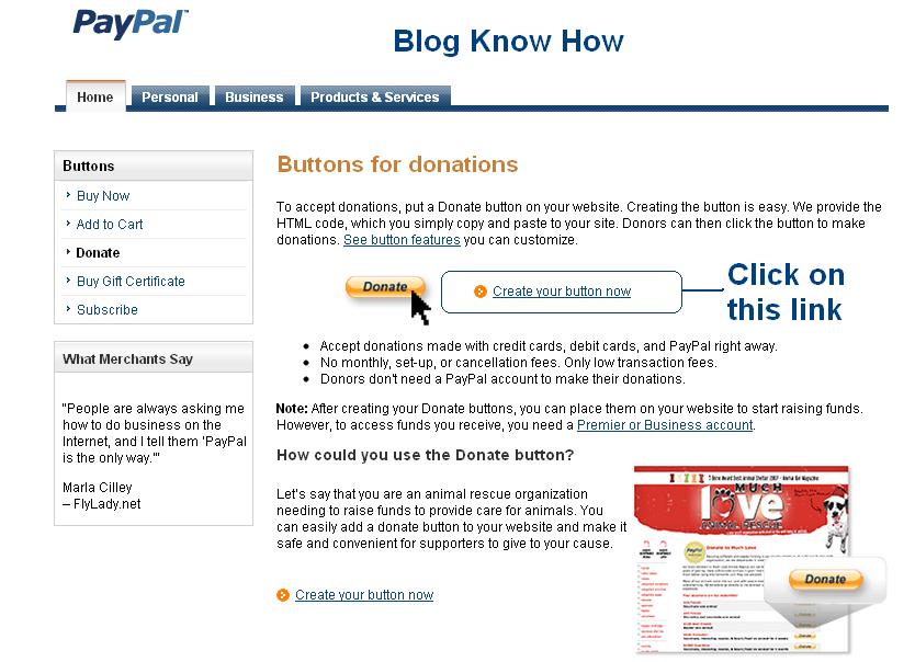 Donation Widget For Blogger