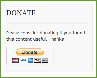 Donation Widget Wordpress