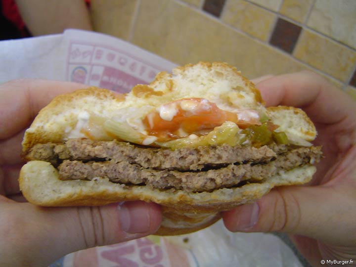 Double Whopper Burger