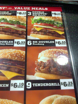 Double Whopper Meal Price