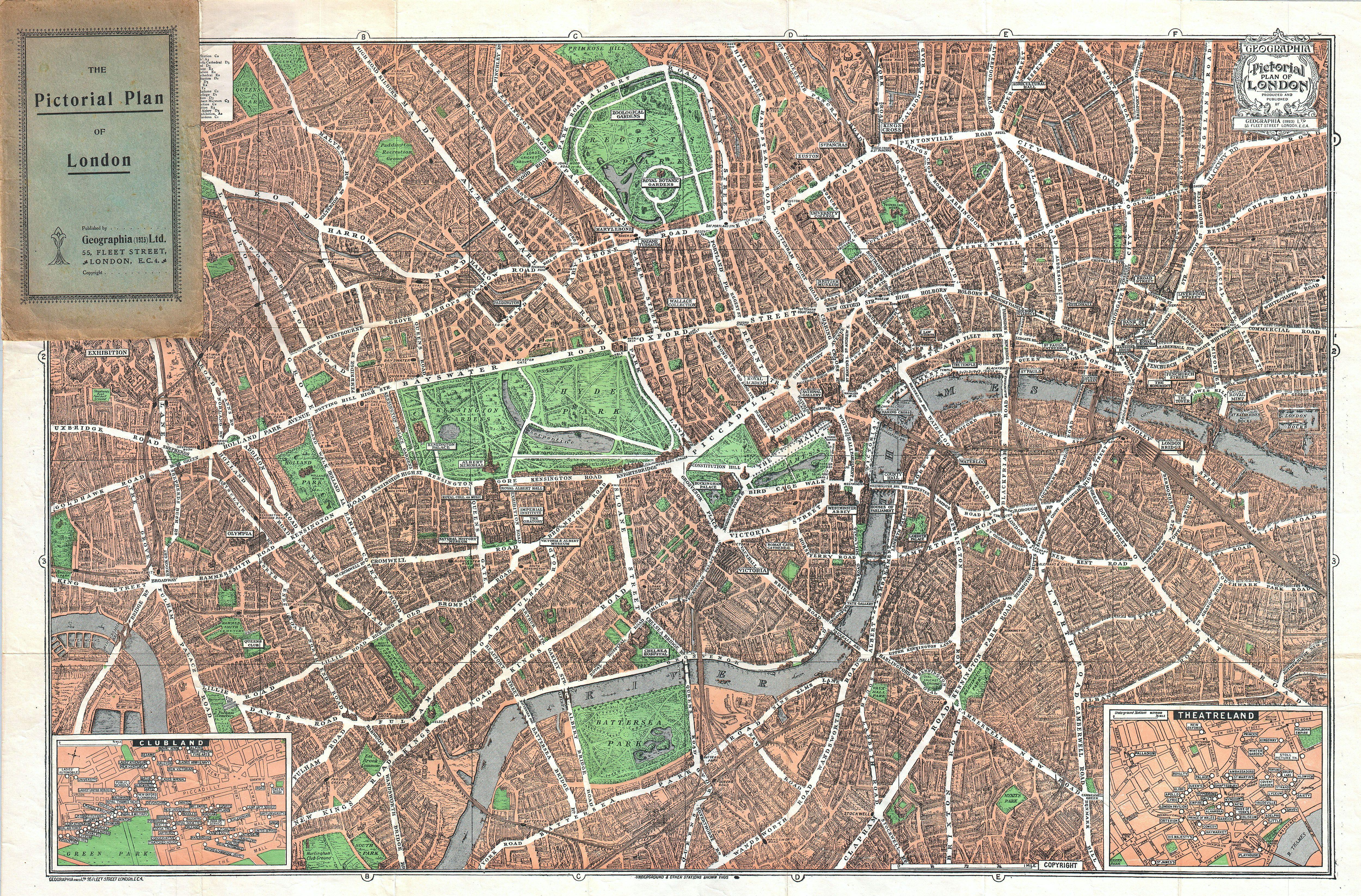 Downtown London England Map
