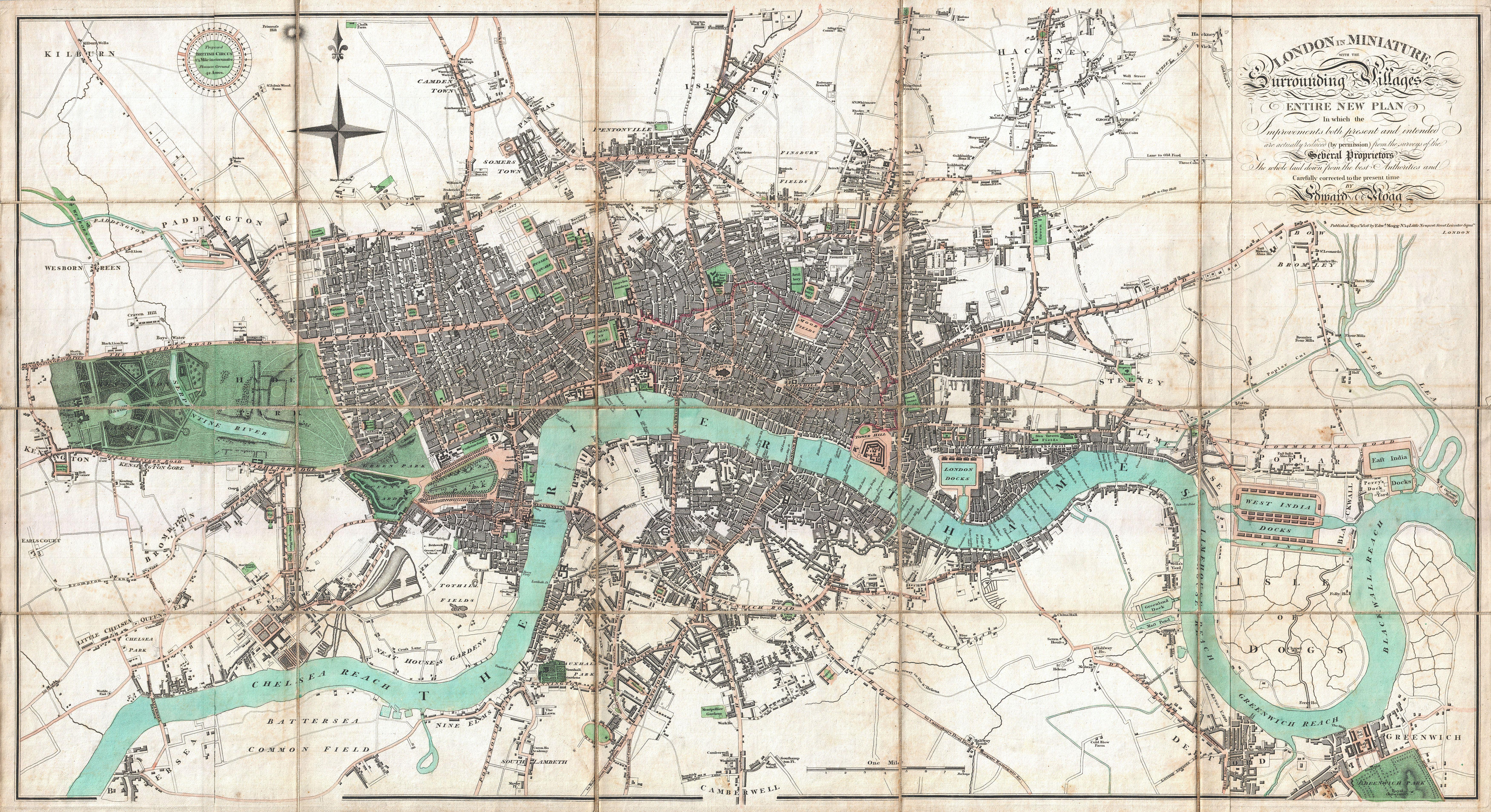 Downtown London England Map