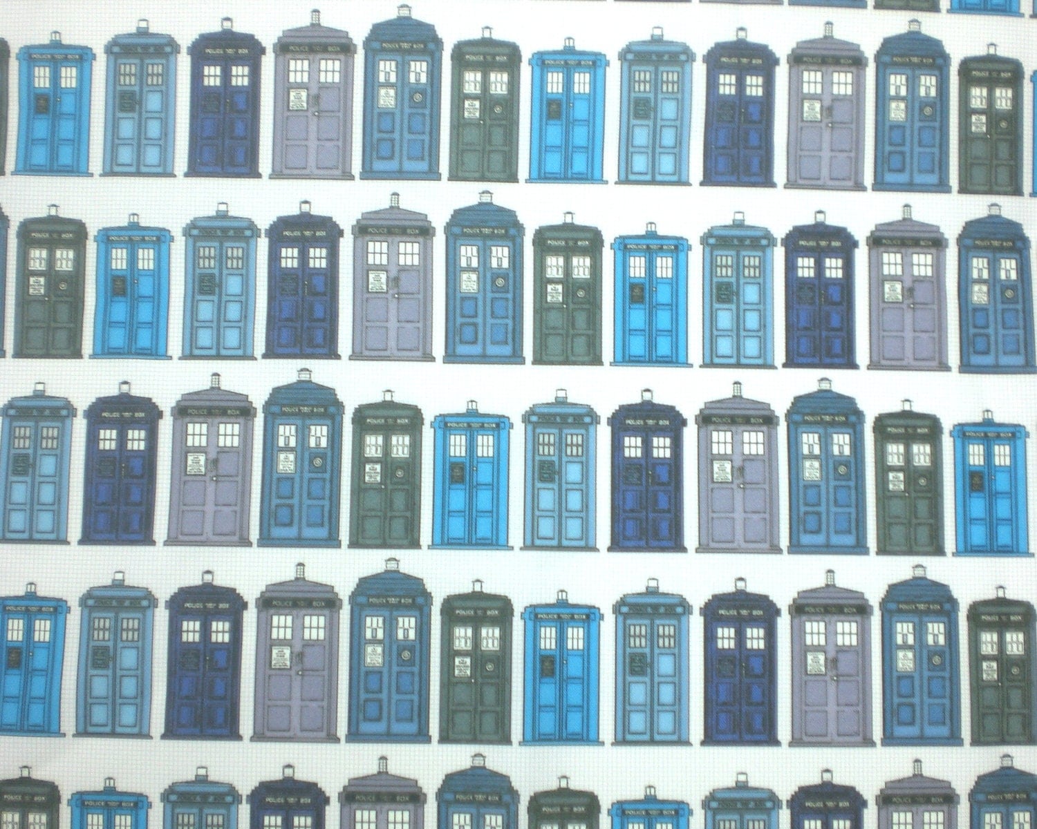 Dr Who Fabric Material
