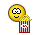Emoticon Eating Popcorn
