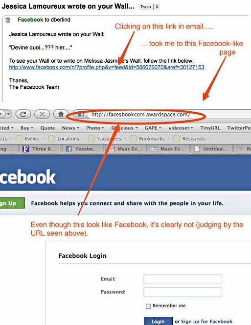 Fake Facebook Login Page Phishing