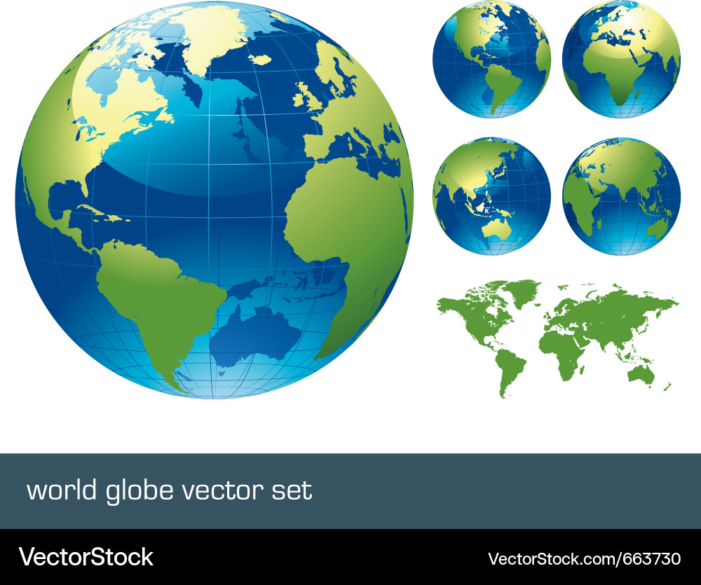 Free World Globe Vector Art