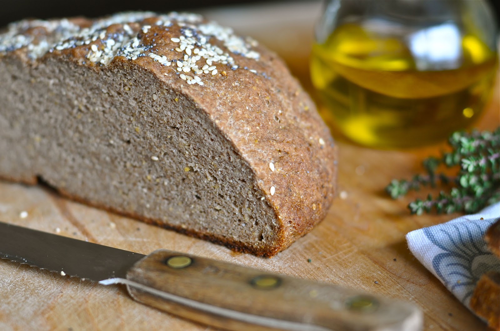 Gluten Free Whole Grains Bread Recipe
