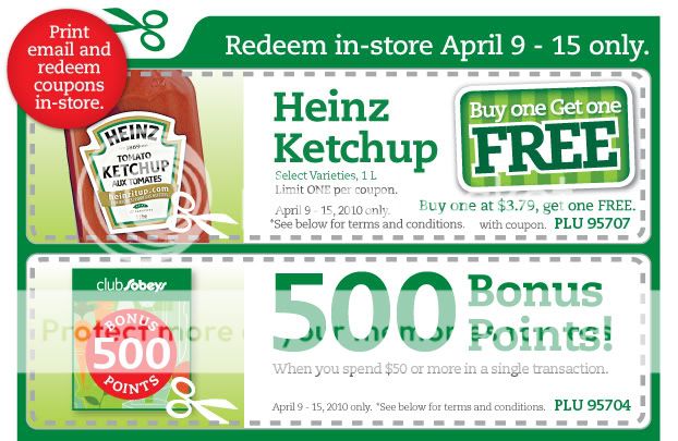 Heinz 57 Ketchup Coupons