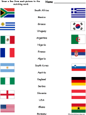 Images Of World Flags With Names