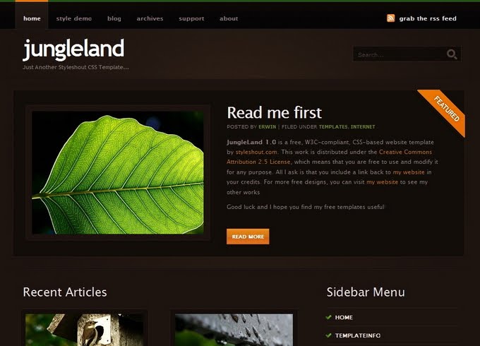 Index.html Template