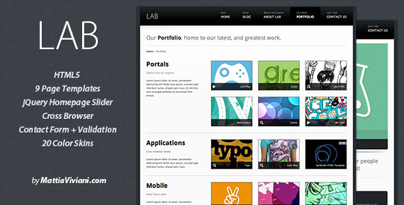 Index.html Template Html5