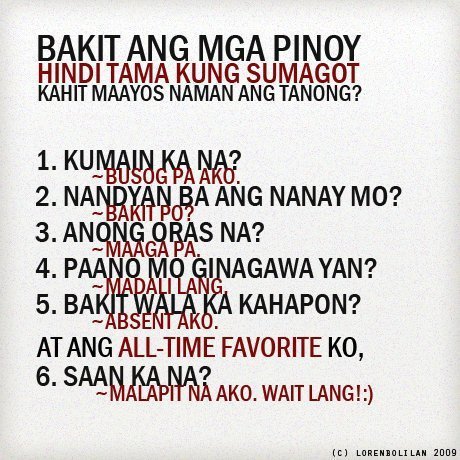 Joke Quotes Tagalog Version