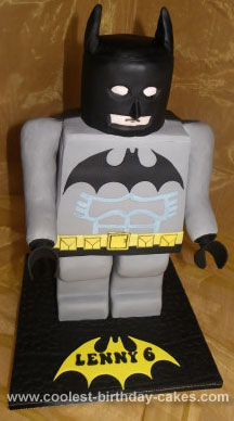 Lego Batman Cake Childrens Cakes