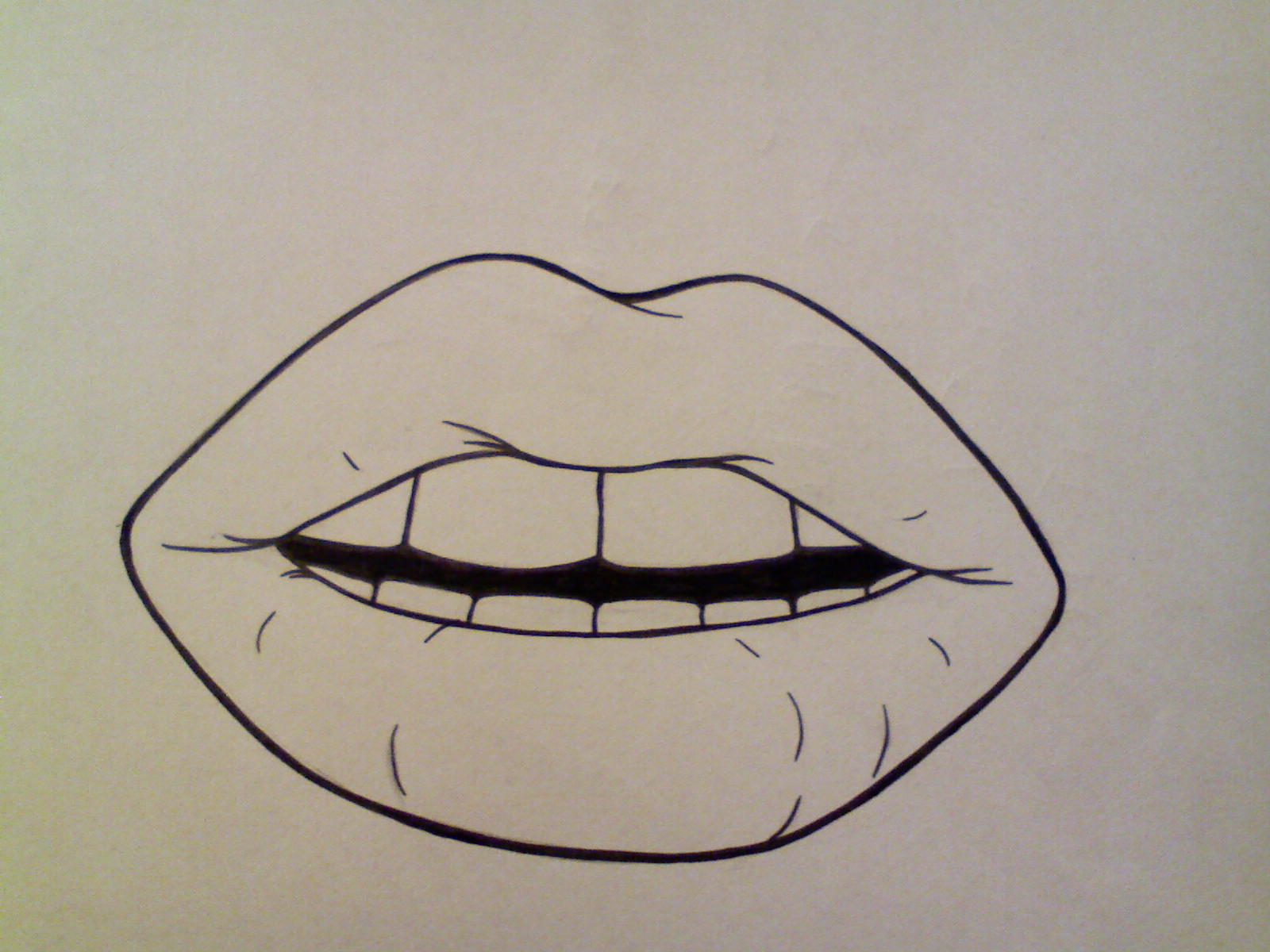 Lips Cartoon Drawing
