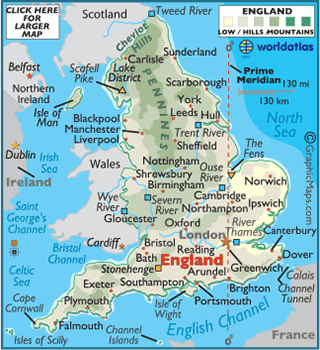 London England Map