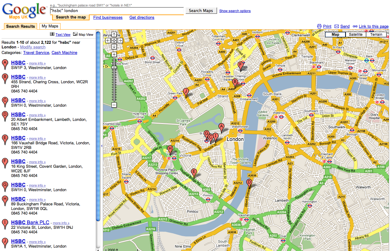 London England Maps Google
