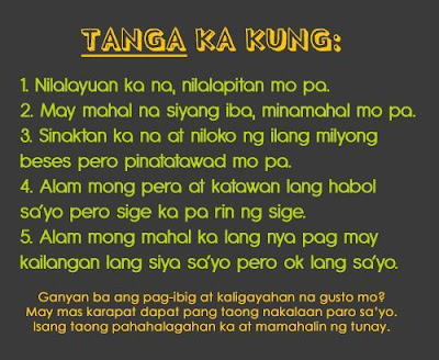 Love Joke Quotes Tagalog