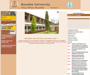 Mzumbe University.co.tz