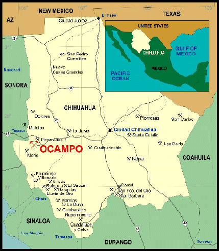 Ocampo Chihuahua Mexico