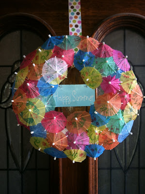 Parasol Umbrella Wreath