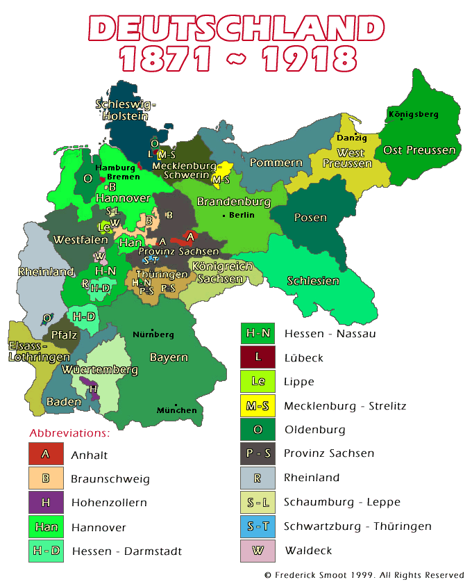 Pre World War 2 Germany Map