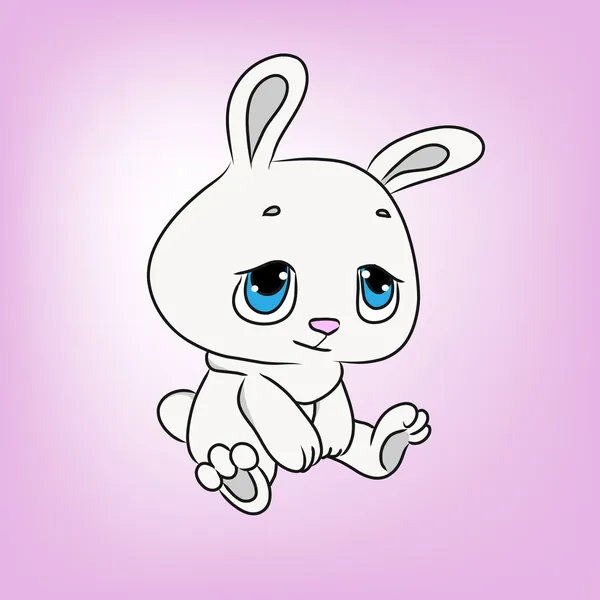 Sad Bunny Cartoon