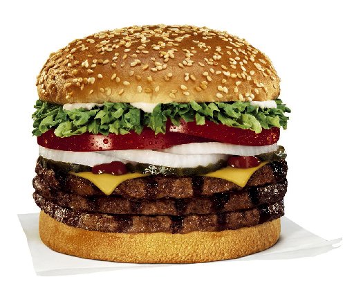 Triple Whopper With Cheese Calories