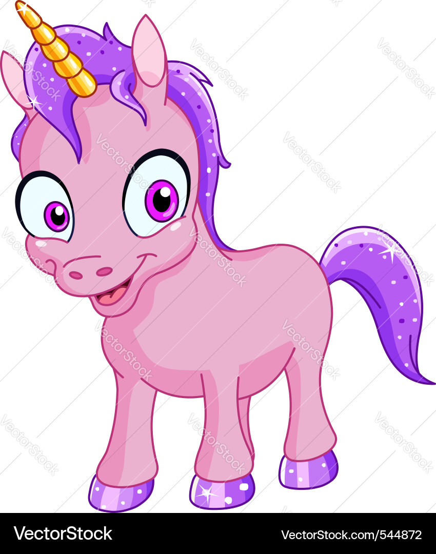 Unicorn Cartoon Character