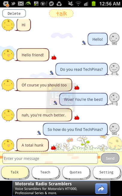 Who Are You Talking To On Simsimi