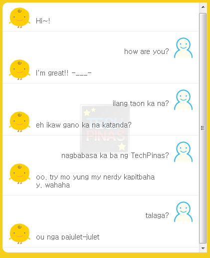 Who Are You Talking To On Simsimi