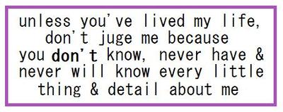 Who Are You To Judge Me Quotes