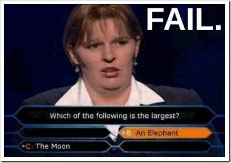 Who Wants To Be A Millionaire Fail Elephant Youtube