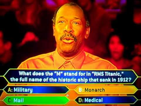 Who Wants To Be A Millionaire Fail Youtube