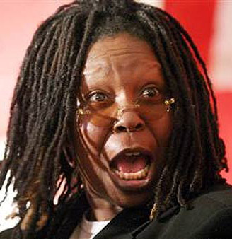 Whoopi Goldberg With Eyebrows