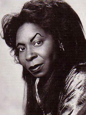 Whoopi Goldberg With Eyebrows