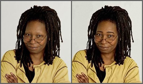 Whoopi Goldberg With Eyebrows